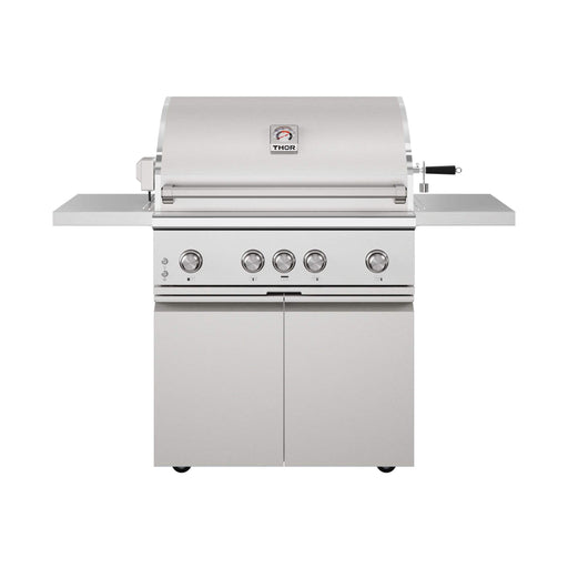 Thor Kitchen 36-inch 4 burners Built in Gas Grill on cart with Sear/Rear Infrared Burner & Rotisserie Natural Gas