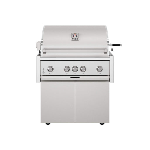 Thor Kitchen 36-inch 4 burners Built in Gas Grill on cart with Sear/Rear Infrared Burner & Rotisserie Natural Gas (TPG3601)