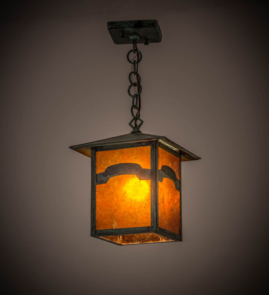 Meyda 9"Sq Seneca Mountain View Pendant '39512