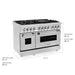 ZLINE 48 in. 6.0 cu. ft. Legacy Dual Fuel Range with 7 Burner Gas Cooktop and 2 Electric Ovens in Stainless Steel (RA48)