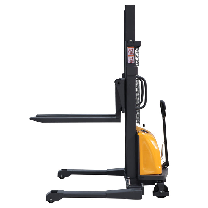ApolloLift Semi-Electric Power Lift Straddle Stacker 3300Lbs 118"Lifting - A-3012