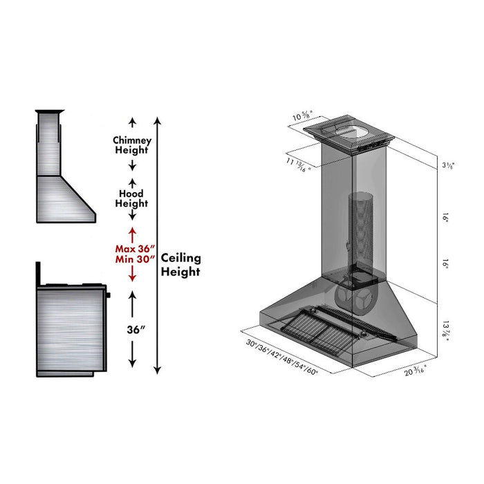 ZLINE 597CRN-36 range hood