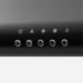 Cosmo 30 in. Delta Collection Ducted Under Cabinet Range Hood, Button Controls, Reusable Filters, LED Lights in Matte Black - COS-5MU30-BK