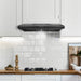 Cosmo 30 in. Delta Collection Ducted Under Cabinet Range Hood, Button Controls, Reusable Filters, LED Lights in Matte Black - COS-5MU30-BK