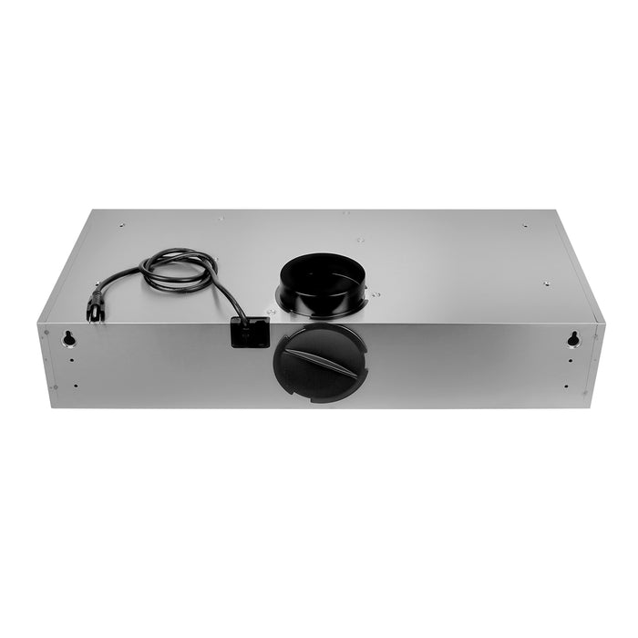 Cosmo 30" Under Cabinet Stainless Steel Range Hood with Aluminum Mesh Filters - COS-5MU30