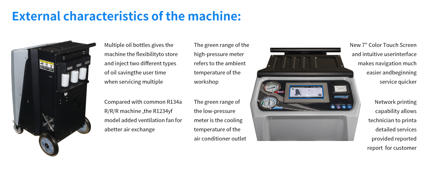 Katool R-1234YF AC Recovery Recycle Recharge Machine (KT-AC2100)