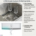 FORNO ACQUA 33 in. Drop-In/Undermount 40/60 Double Bowl Stainless Steel Sink with Waterfall Faucet