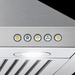 Cosmo 30 in. Ducted Wall Mount Range Hood in Stainless Steel with LED Lighting and Permanent Filters - COS-63175