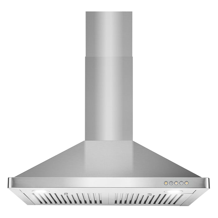 Cosmo 30 in. Ducted Wall Mount Range Hood in Stainless Steel with LED Lighting and Permanent Filters - COS-63175