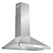Cosmo 30 in. Ducted Wall Mount Range Hood in Stainless Steel with LED Lighting and Permanent Filters - COS-63175