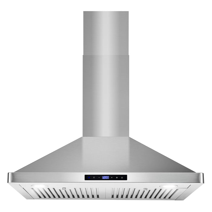 Cosmo 30 in. Ducted Range Hood in Stainless Steel with Touch Controls, LED Lighting and Permanent Filters - COS-63175S