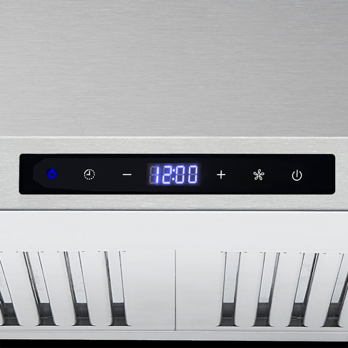 Cosmo 30 in. Ducted Range Hood in Stainless Steel with Touch Controls, LED Lighting and Permanent Filters - COS-63175S