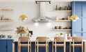 Cosmo 36 in. Ducted Range Hood in Stainless Steel with Touch Controls, LED Lighting and Permanent Filters - COS-63190S