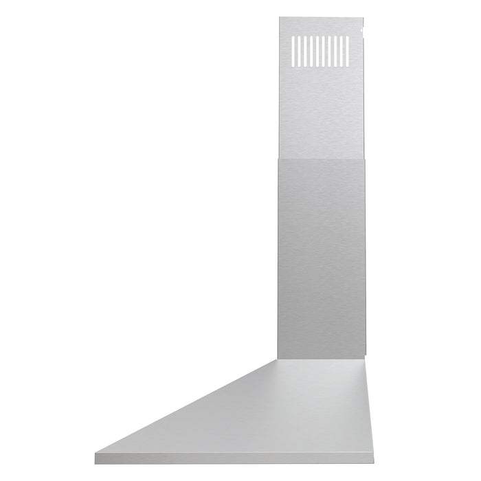 Cosmo 24 in. Ducted Wall Mount Range Hood in Stainless Steel with LED Lighting and Permanent Filters - COS-6324EWH