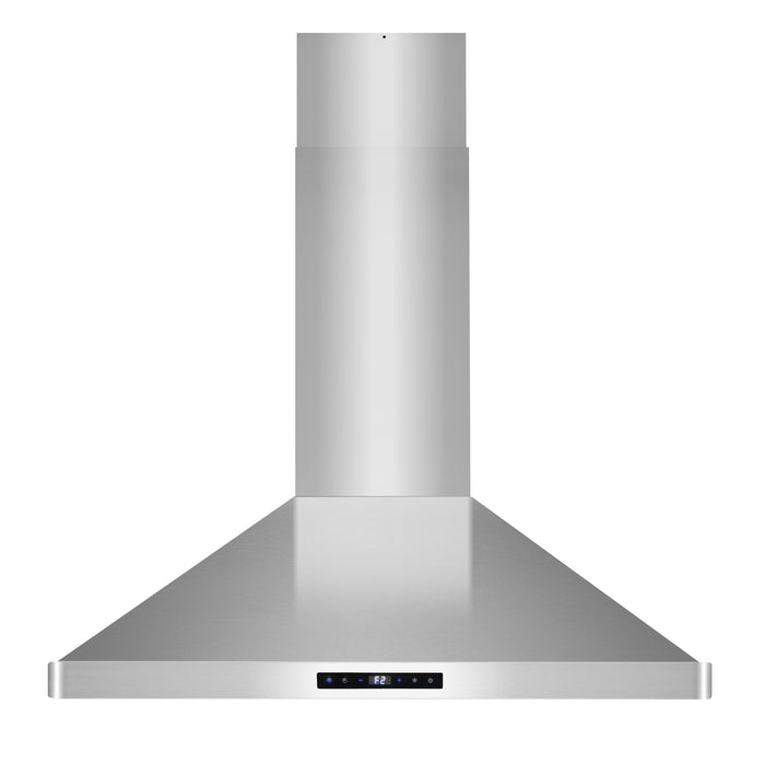 Cosmo 36 in. Ducted Island Range Hood with 380 CFM, 3-Speed Fan, Permanent Filters, LED Lights in Stainless Steel - COS-63ISS90