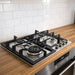 Cosmo 24 in. Gas Cooktop in Stainless Steel with 4 Sealed Burners - COS-640STX-E