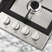 Cosmo 24 in. Gas Cooktop in Stainless Steel with 4 Sealed Burners - COS-640STX-E