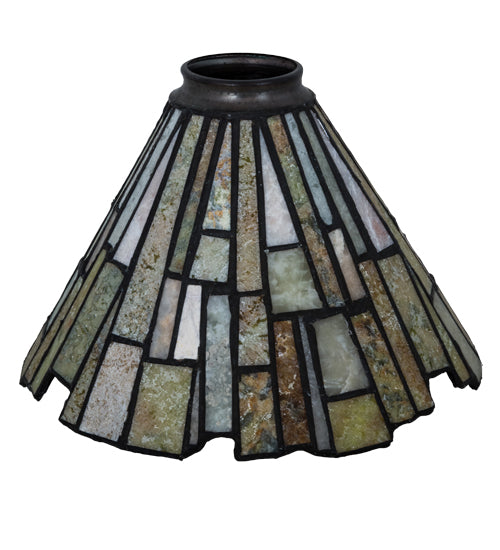 Meyda 8" Wide Delta Jadestone Shade '65632