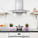 Cosmo 30 in. Ducted Wall Mount Range Hood in Stainless Steel with LED Lighting and Permanent Filters - COS-668A750