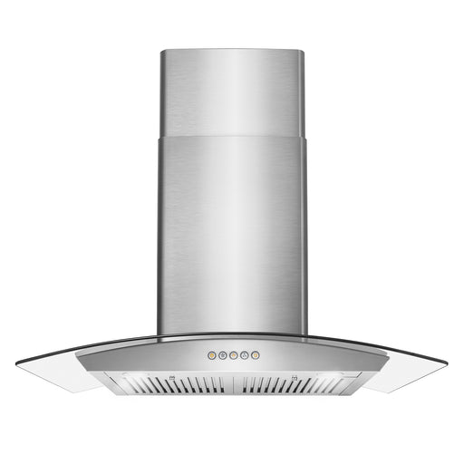Cosmo 30 in. Ducted Wall Mount Range Hood in Stainless Steel with LED Lighting and Permanent Filters - COS-668A750