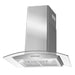 Cosmo 30 in. Ducted Wall Mount Range Hood in Stainless Steel with LED Lighting and Permanent Filters - COS-668A750