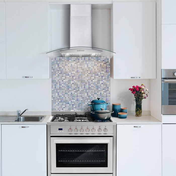 Cosmo 36 in. Ducted Wall Mount Range Hood in Stainless Steel with LED Lighting and Permanent Filters - COS-668A900