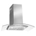 Cosmo 36 in. Ducted Wall Mount Range Hood in Stainless Steel with LED Lighting and Permanent Filters - COS-668A900