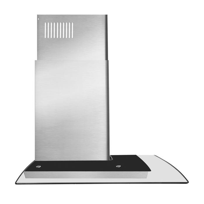Cosmo 30 in. Ducted Wall Mount Range Hood in Stainless Steel with Touch Controls, LED Lighting and Permanent Filters - COS-668AS750