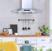 Cosmo 36 in. Ducted Wall Mount Range Hood in Stainless Steel with Touch Controls, LED Lighting and Permanent Filters - COS-668AS900