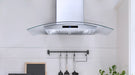 Cosmo 36 in. Ducted Wall Mount Range Hood in Stainless Steel with Touch Controls, LED Lighting and Permanent Filters - COS-668AS900