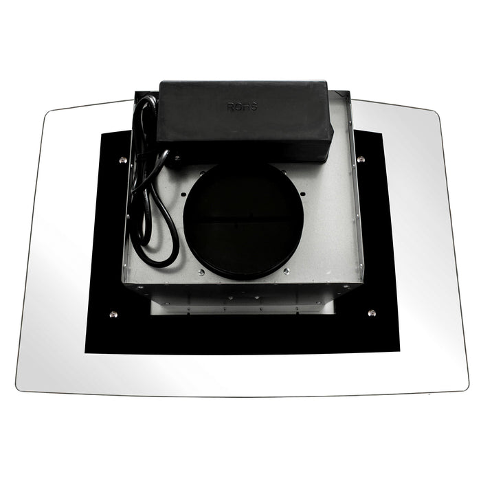 Cosmo 30 in. Ducted Island Range Hood in Stainless Steel with LED Lighting and Permanent Filters - COS-668ICS750