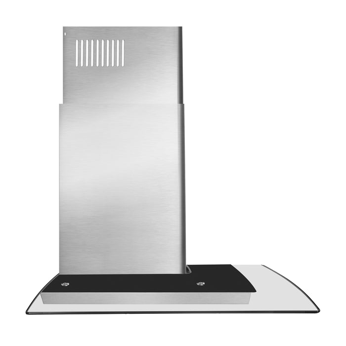 Cosmo 36 in. Ducted Wall Mount Range Hood in Stainless Steel with Touch Controls, LED Lighting and Permanent Filters - COS-668WRCS90