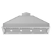 ZLINE 46 in. Ducted Wall Mount Range Hood Insert in Stainless Steel (695-46)