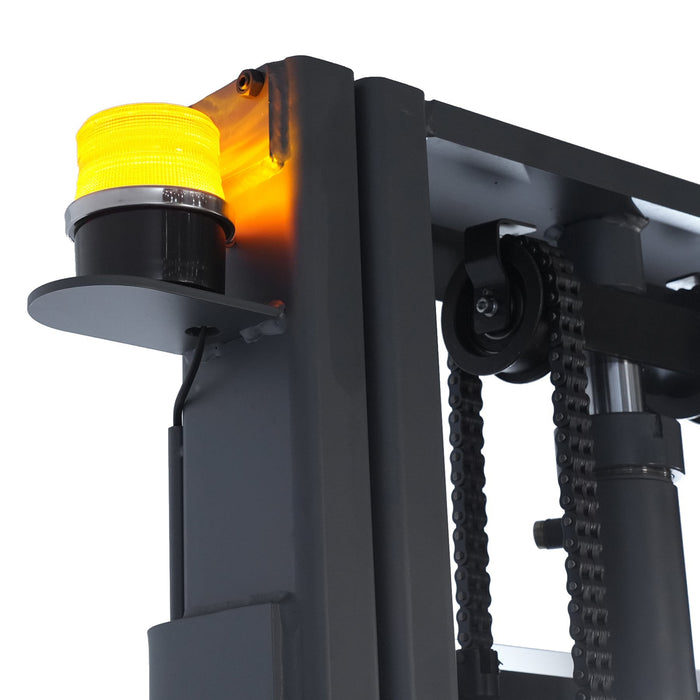 ApolloLift Powered Forklift Full Electric Walkie Stacker 3300 lbs Cap. Straddle Legs.98" Lifting - A-3050