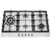 Cosmo 30 in. Gas Cooktop in Stainless Steel with 5 Sealed Brass Burners - 850SLTX-E