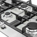Cosmo 30 in. Gas Cooktop in Stainless Steel with 5 Sealed Brass Burners - 850SLTX-E