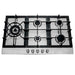 Cosmo 30 in. Gas Cooktop in Stainless Steel with 5 Sealed Brass Burners - 850SLTX-E