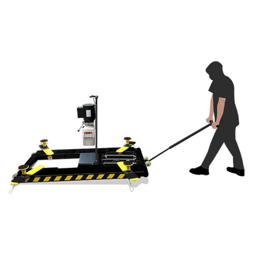 AMGO MR06 Mid Rise Car Lift – Portable 6,000 lb Hoist product usage demonstration