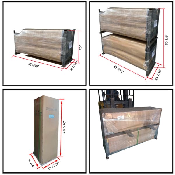 AMGO MRL09 9,000 lb Mid-Rise Scissor Service Lift freight info