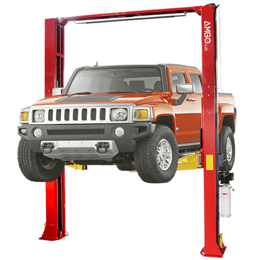 AMGO OH-15 Heavy Duty 2-Post Truck Lift – 15K lbs full product view
