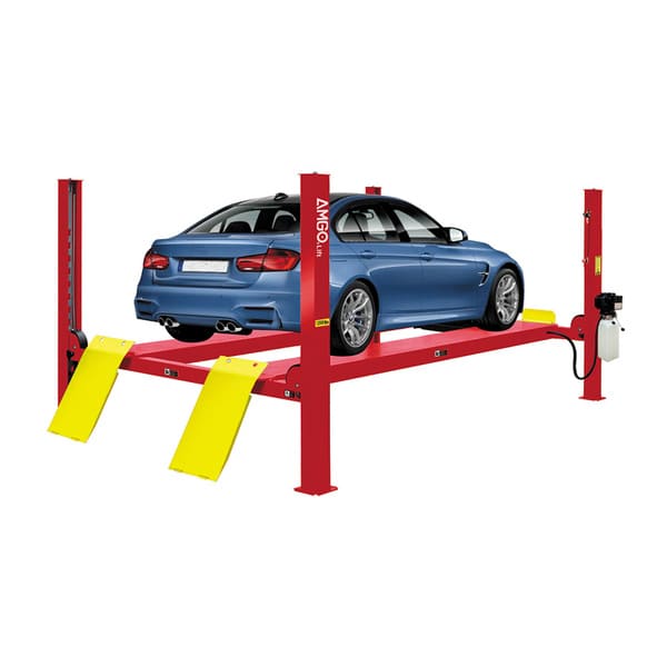 AMGO PRO-12SX 4 Post Car Lift | 12K lb Drive-Thru Width full product view