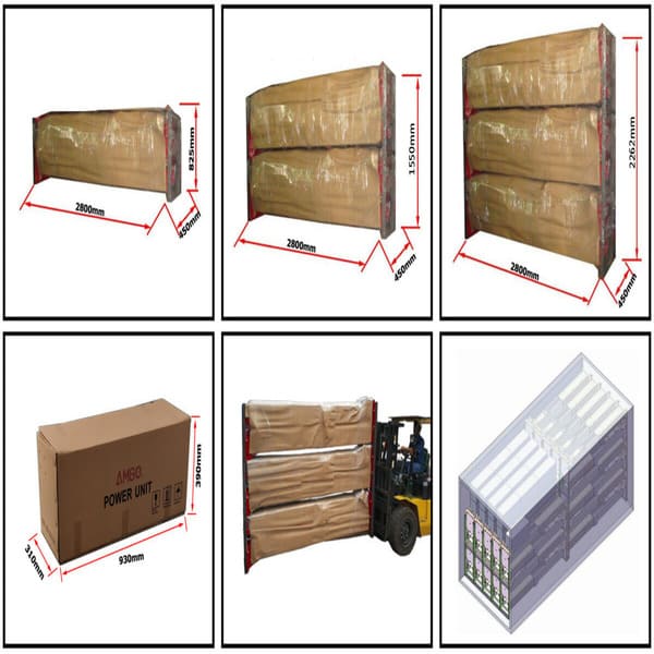 AMGO OH-10 Two Post Lift | 10,000 lb ALI Certified Lift freight information