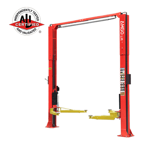 AMGO OH-10 Two Post Lift | 10,000 lb ALI Certified Lift full product view