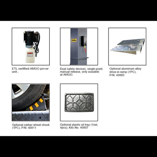 AMGO SPL-6 Parking Lift detailed images