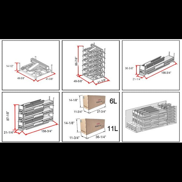 AMGO SPL-6 Parking Lift freight information
