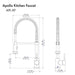 ZLINE Apollo Kitchen Faucet in Matte Black (APL-KF-MB)