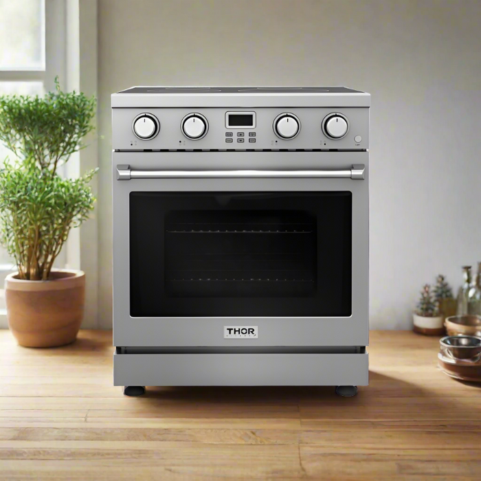 Thor Kitchen 30-Inch Electric Range with 4.8 cu. ft. Convection Oven in Stainless Steel (ARE30)