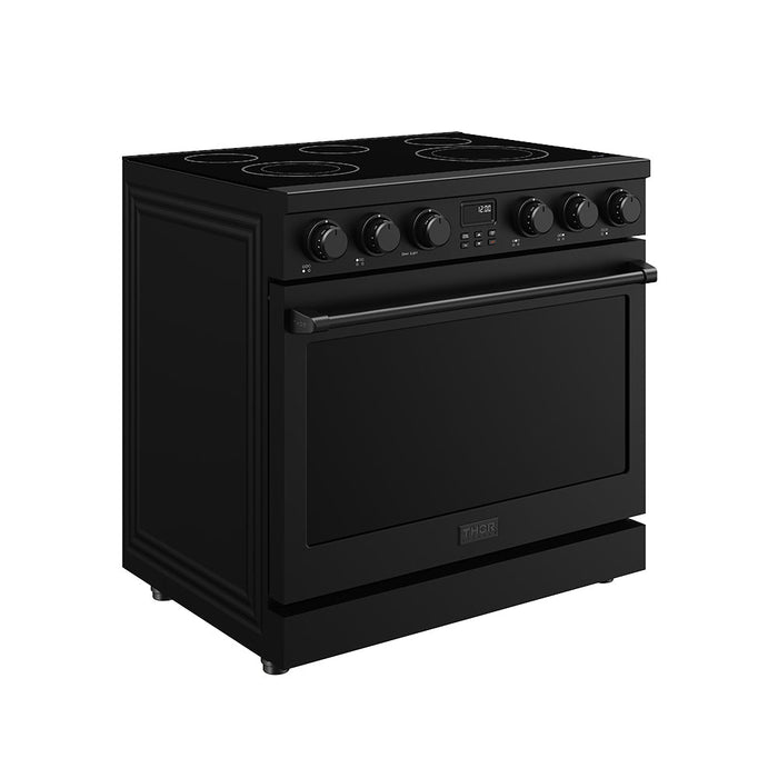 Thor Kitchen 36 inch Professional Electrical Range in Black (ARE36B)