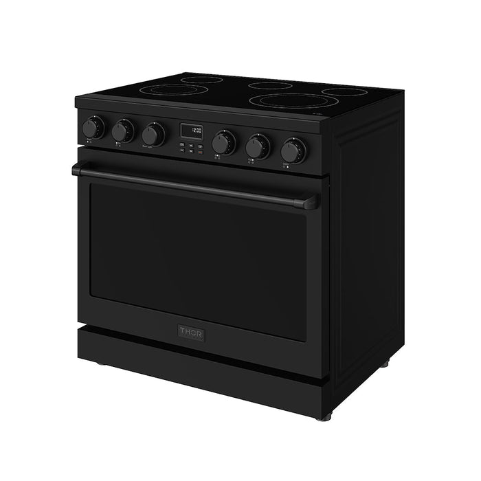 Thor Kitchen 36 inch Professional Electrical Range in Black (ARE36B)