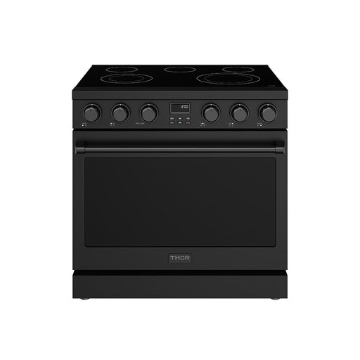 Thor Kitchen 36 inch Professional Electrical Range in Black